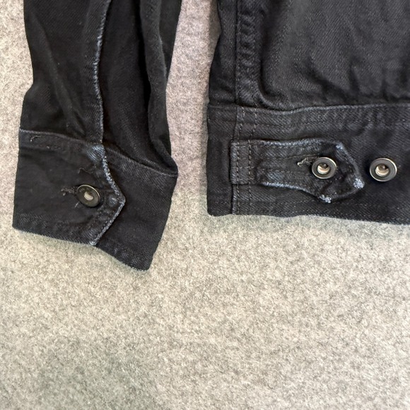 Rag & Bone x Playstation Trucker Jacket Adult XS Black Denim Embroidered Rare - Picture 12 of 14